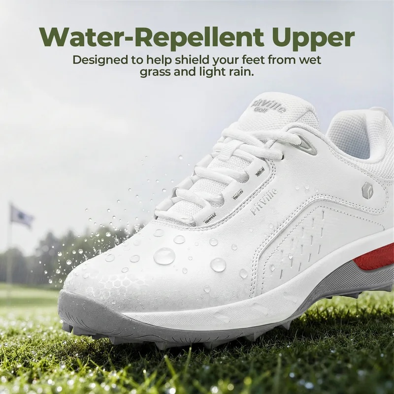 FitVille Men's Golf Shoes Wide - Men'S Shoes Water Resistant recension och pris