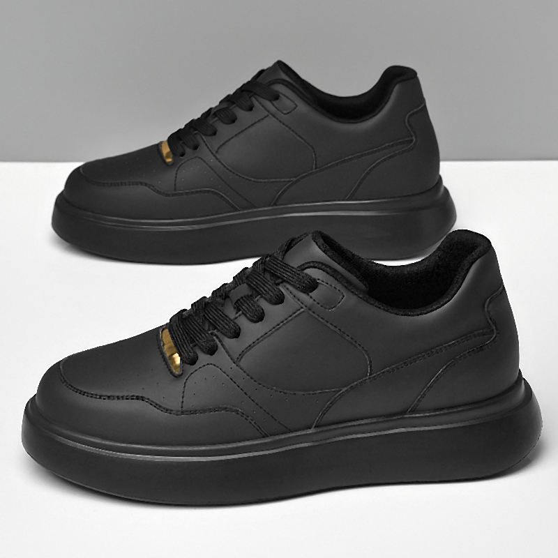 Men Solid Faux Leather Skate S - Men'S Shoes Hey Dude recension och pris