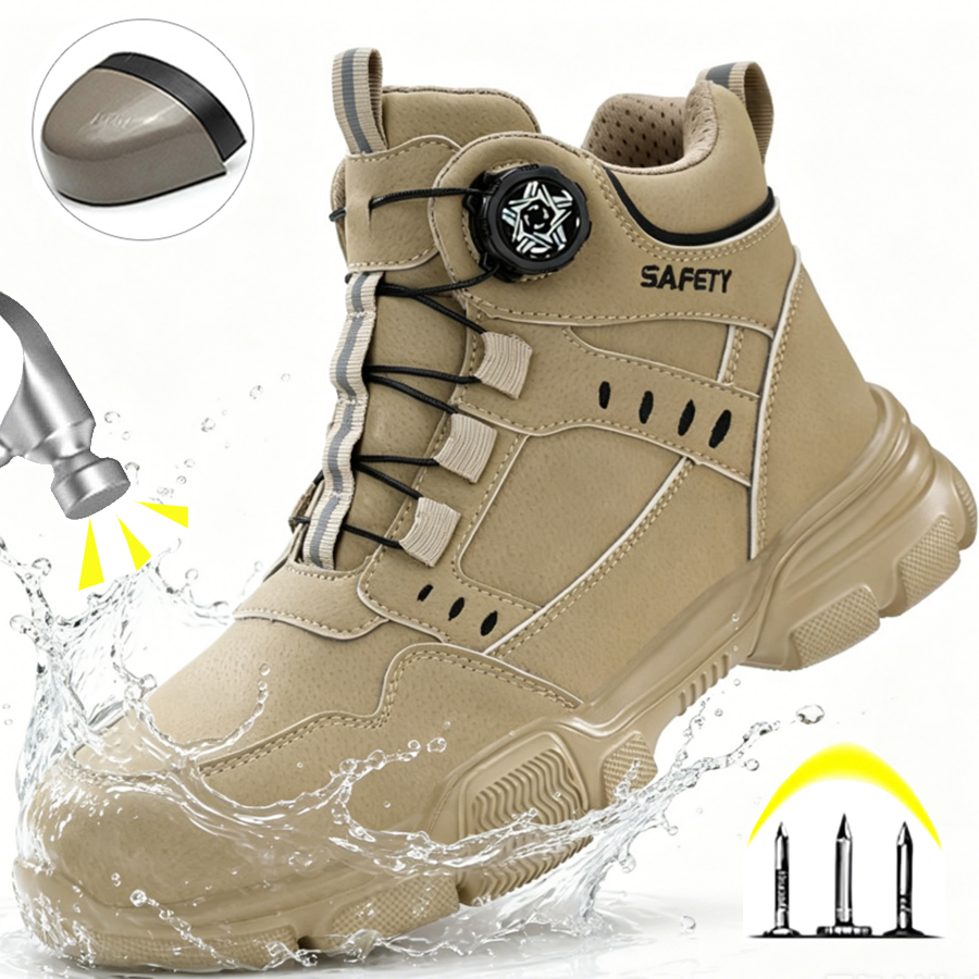 Halloween Men's Steel Toe Work - Men'S Shoes Water Resistant recension och pris