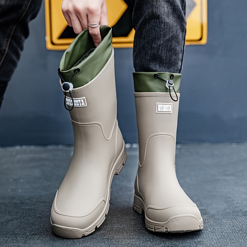 Men waterproof Rain Boots Mid  - Men'S Shoes Water Resistant recension och pris